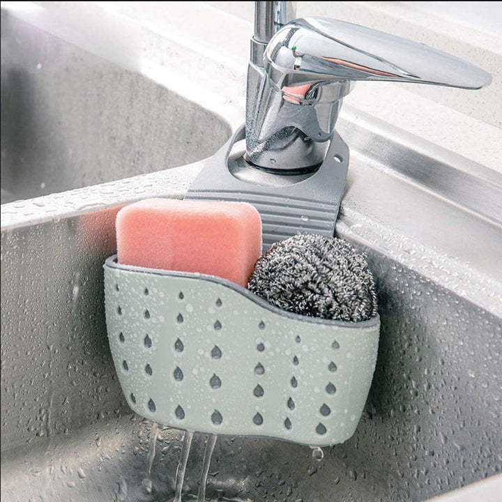 Lisslune | Portable Hanging Kitchen Sink Basket Drain Bathroom Storage Basket Bag Tools Adjustable Sink Holder Home Cocina Accessories