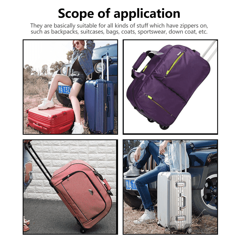 Lisslune | Universal removable zipper pull (1 SET/6 pieces)