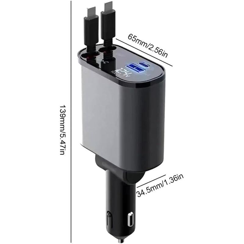 Lisslune | 4 in 1 Quick Car Phone Charger