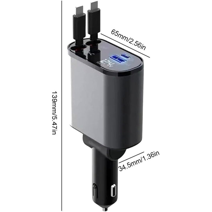 Lisslune | 4 in 1 Quick Car Phone Charger
