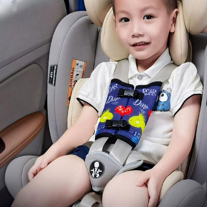 Lisslune | Children's cartoon seat belt shoulder protector - Safety seat anti-slip accessory