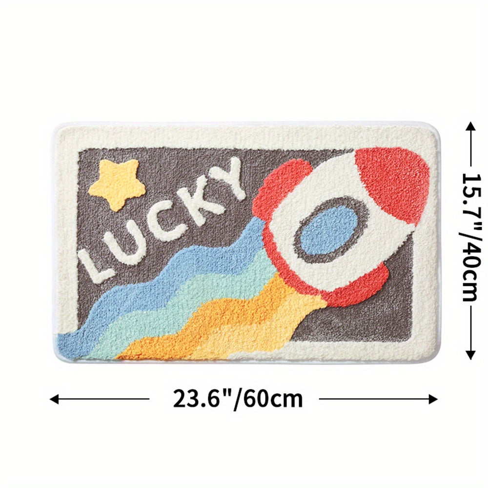 Lisslune | Soft and Non-Slip Bath Mat with High Absorbency