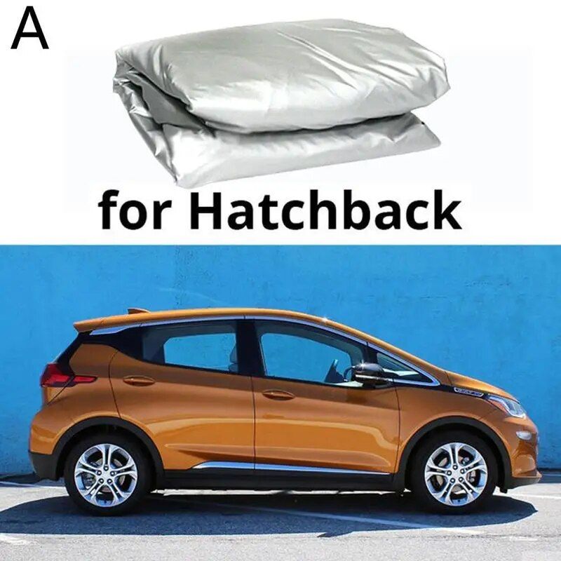 Lisslune | Ultimate Protection Car Cover - Waterproof, UV- & Wind Resistant for Hatchback, Sedan, SUV