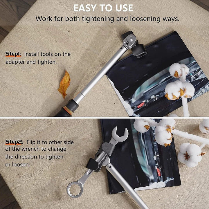 Lisslune | Wrench Extender Wrench Conversion Adapter