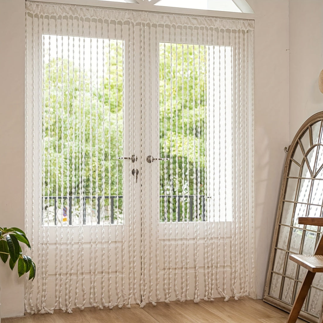 Lisslune | BohoDream Bed Canopy with Beads for Bedroom or Play Corner