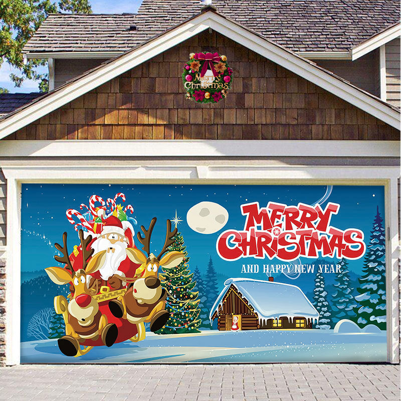 Lisslune | Christmas Carsge Door Banner Ornament
