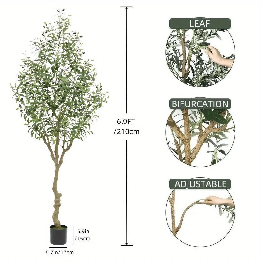 Lisslune | OlivaLeaf - Lifelike Olive Tree Decoration