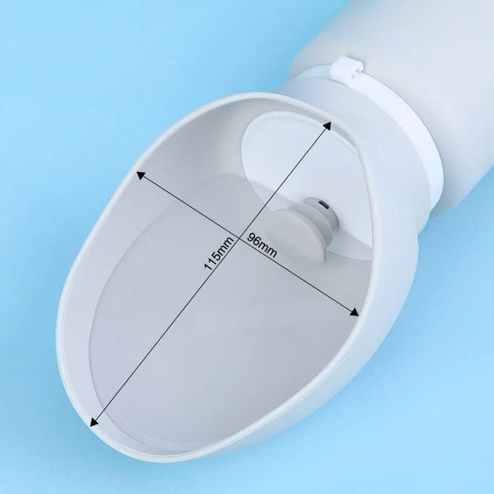 Lisslune | LÉO VOYAGEUR – Foldable drinking bottle for dogs with leak protection & one-handed operation