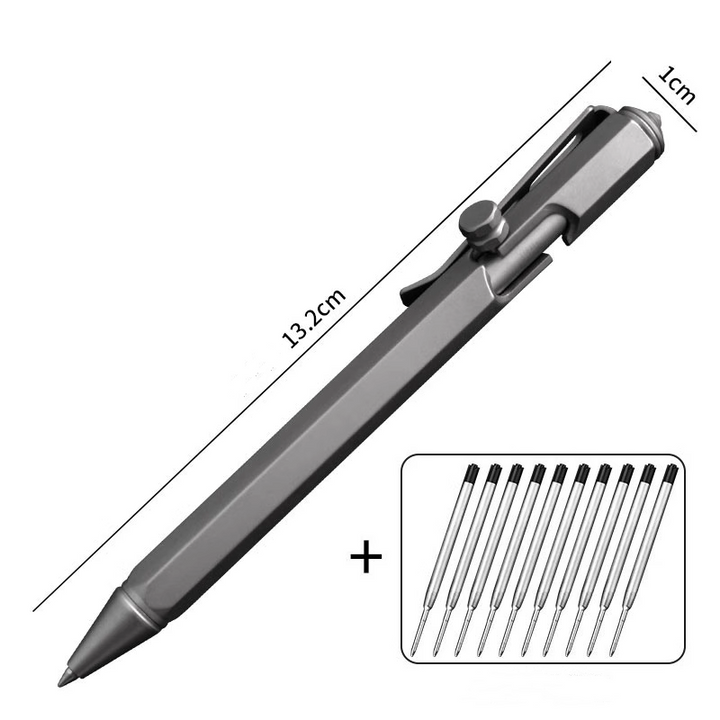 Lisslune | Tactical Titanium Alloy Self-defense Signature Pen