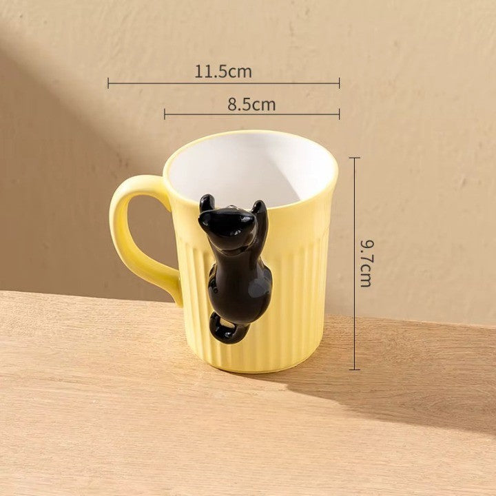 Lisslune | Climbing Cat Coffee Mug
