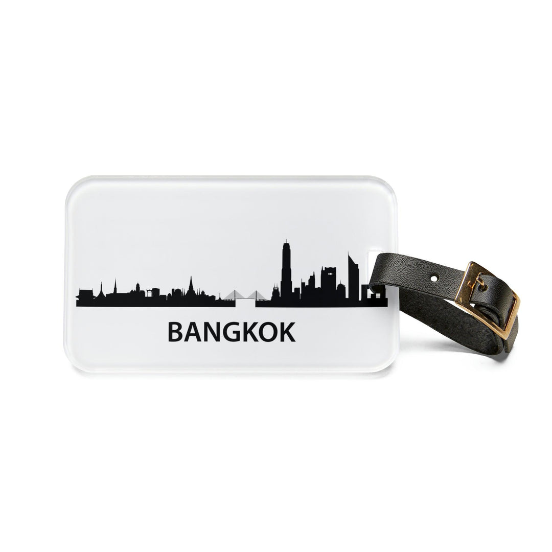 Lisslune | Elegant Personalized Acrylic Luggage Tag: Maison d'Elite Travel Accessory