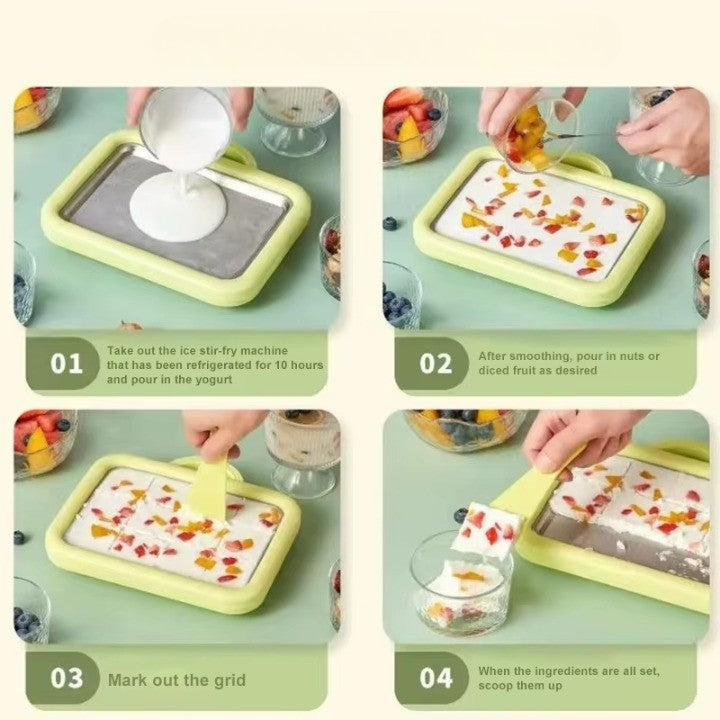 Lisslune | Instant Frozen Ice Cream Dessert Maker Tray
