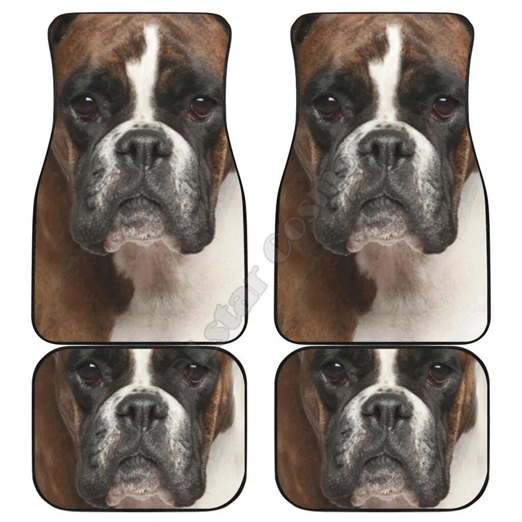 Lisslune | Funny Boston Terrier 3D Car Mat