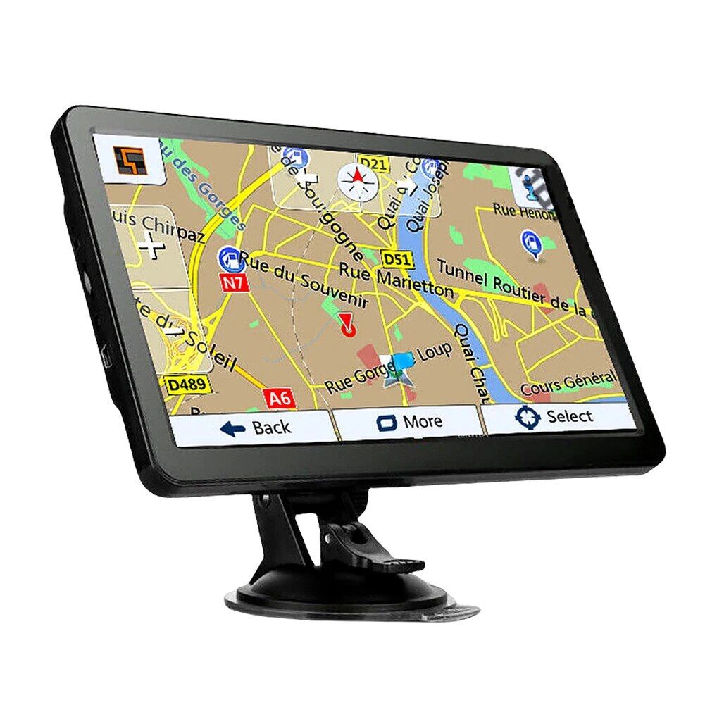 Lisslune | 7/5 Inch Car GPS Navigation Touch Screen 256MB+8G HD Car GPS Navigator EU AU US FM Vehicle GPS Navigators Car Accessories