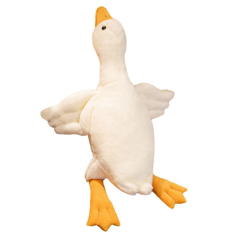 Lisslune | Large White Goose Puppet Pillow Sleeping Plush Toy