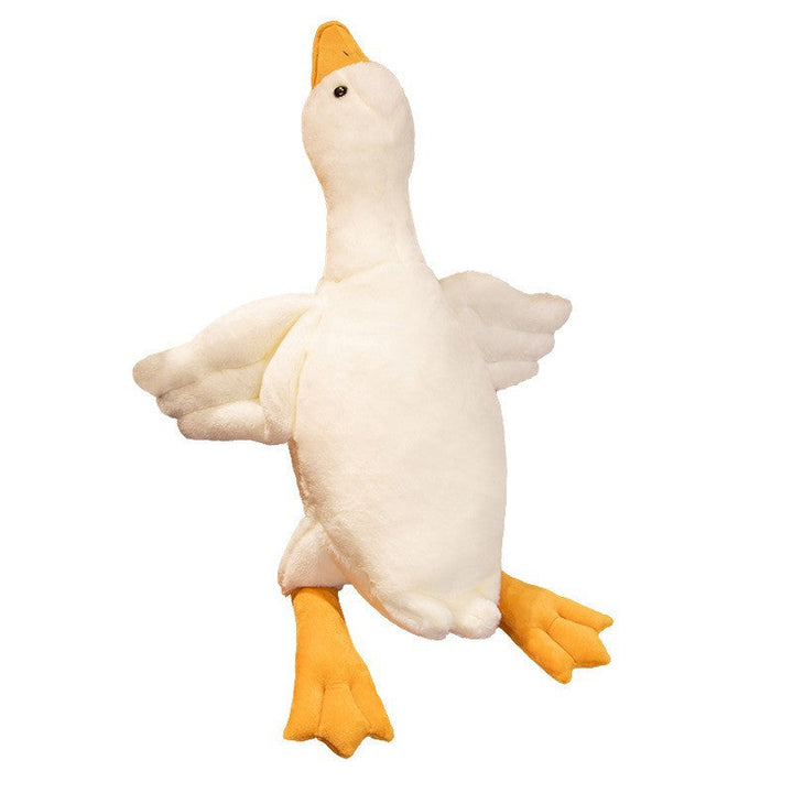 Lisslune | Large White Goose Puppet Pillow Sleeping Plush Toy