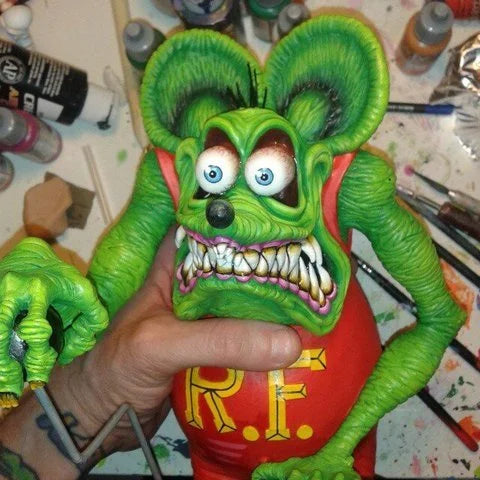 Lisslune | Rat Fink Collectible Model Toy Halloween Decoration