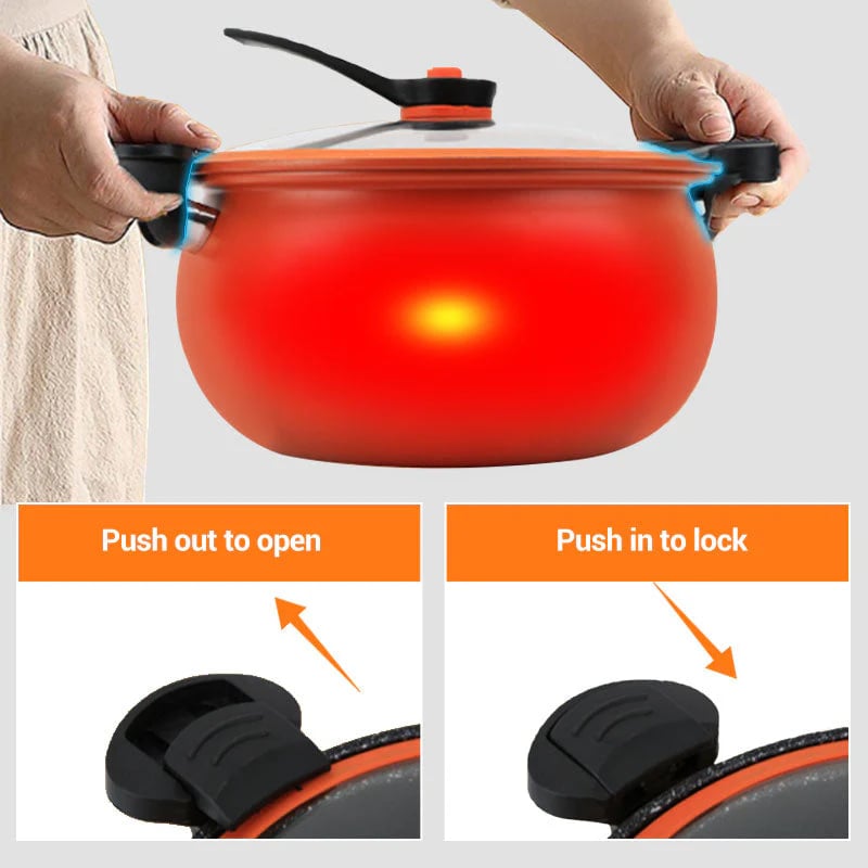 Lisslune | ‍Chef's PicksMultifunctional Large Capacity Non-stick Pressure Cooker
