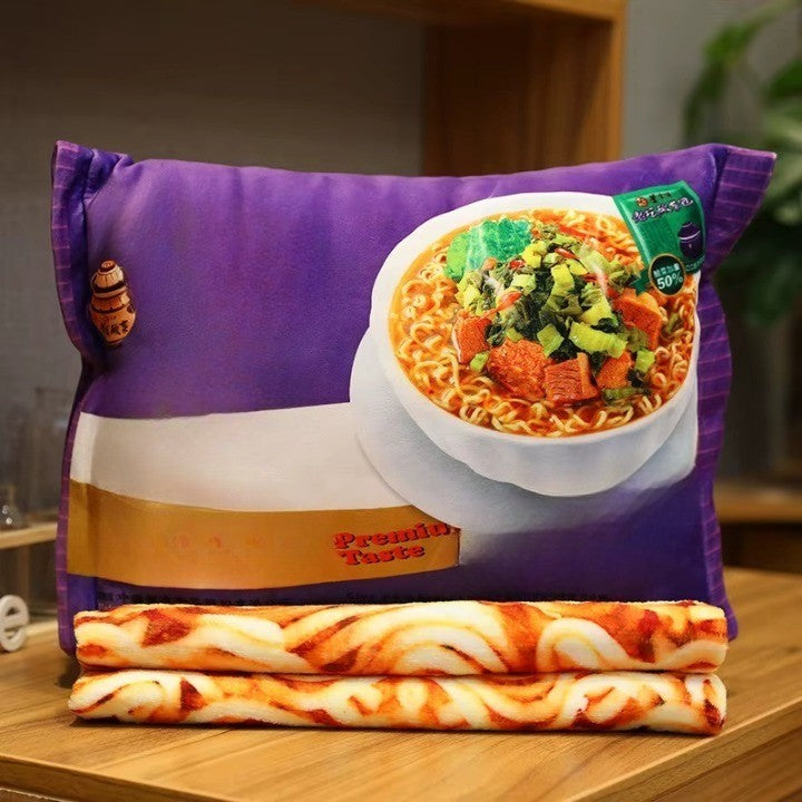 Lisslune | Comfort Food Noodle Snuggle Throw Blanket