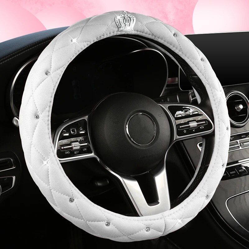 Lisslune | Motocovers Universal Anti-Slip Suede Steering Wheel Cover