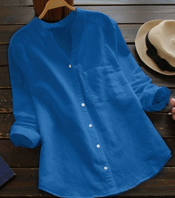 Lisslune | Casual, loose cotton shirt