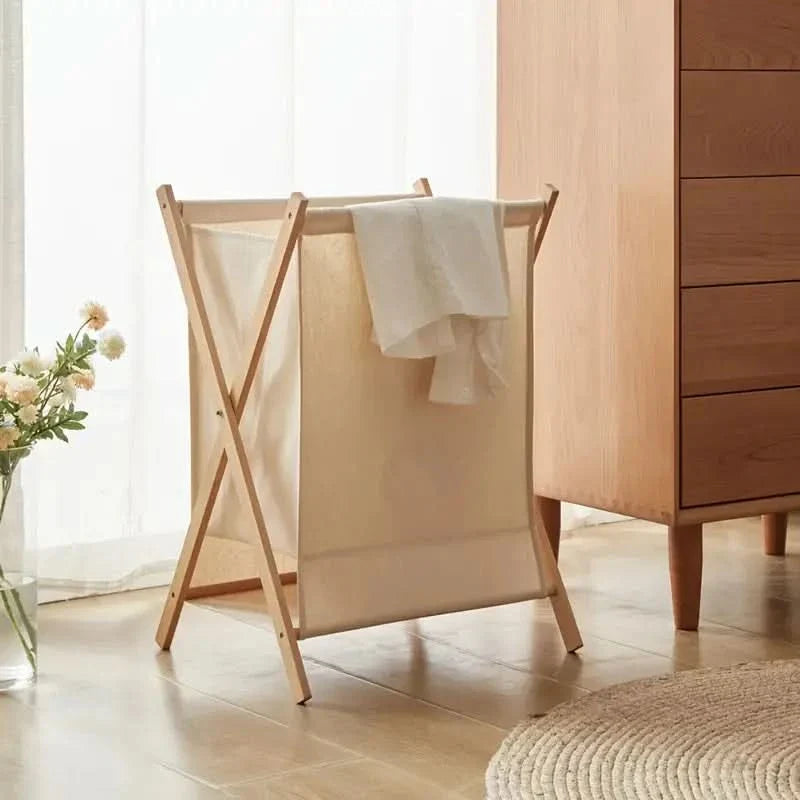 Lisslune | WoodFold - Foldable Laundry Basket from