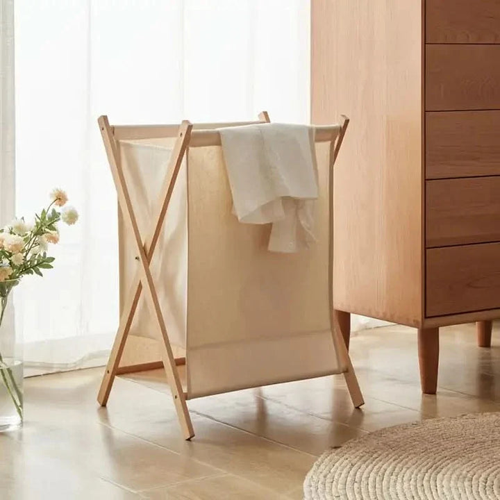 Lisslune | WoodFold - Foldable Laundry Basket from