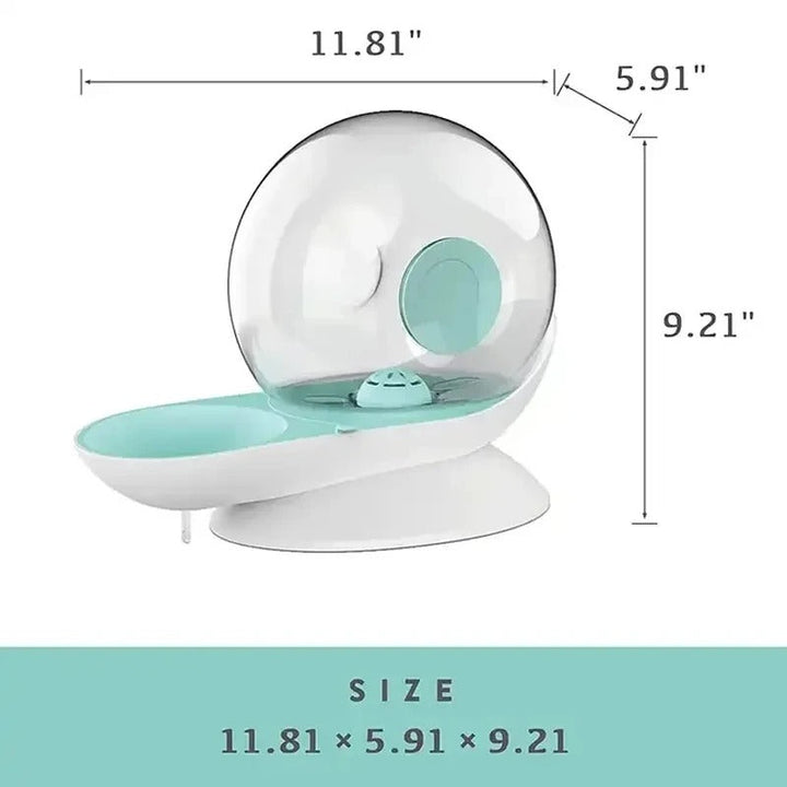 Lisslune | AquaPoes Fountain – Automatic Drinking Fountain for Cats and Dogs with Stainless Steel Reservoir