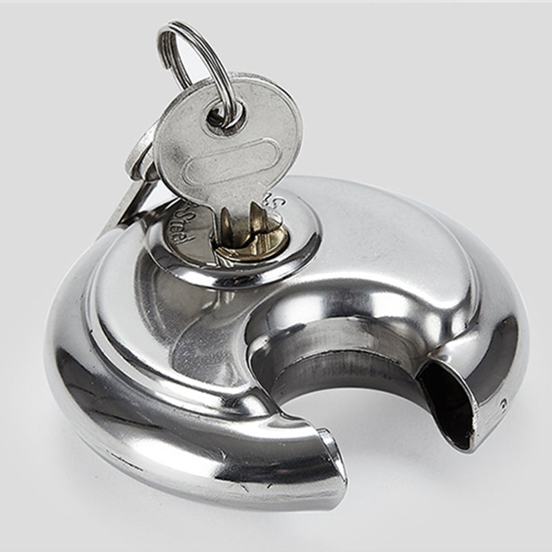 Lisslune | Heavy Duty Round Stainless Steel Padlock