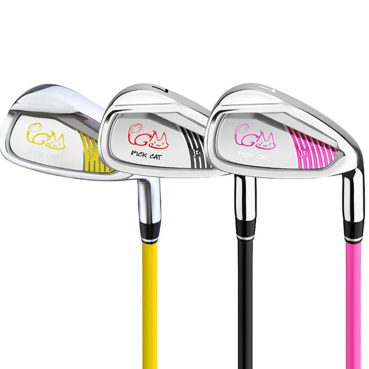 Lisslune | Golf Clubs Boys And Girls Children Beginners With Stainless Steel Club