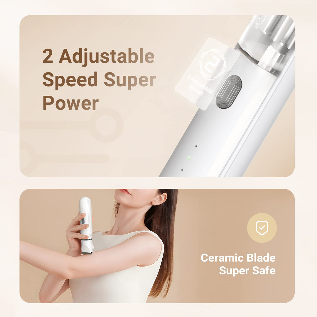 Lisslune | Ultimate Pet Grooming Kit - 4-in-1 Electric Clippers with 4 Interchangeable Blades