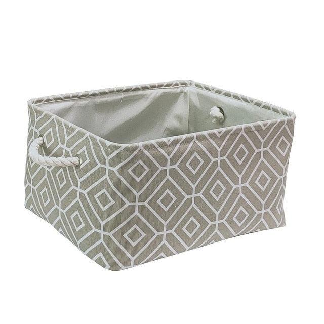 Lisslune | Sustainable foldable cotton storage container for home organization