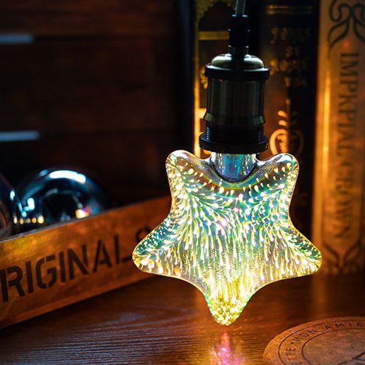 Lisslune | 3D Fireworks LED Light Bulb