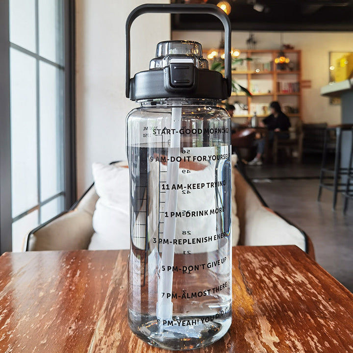 Lisslune | Large Plastic Cup Portable Water Bottle