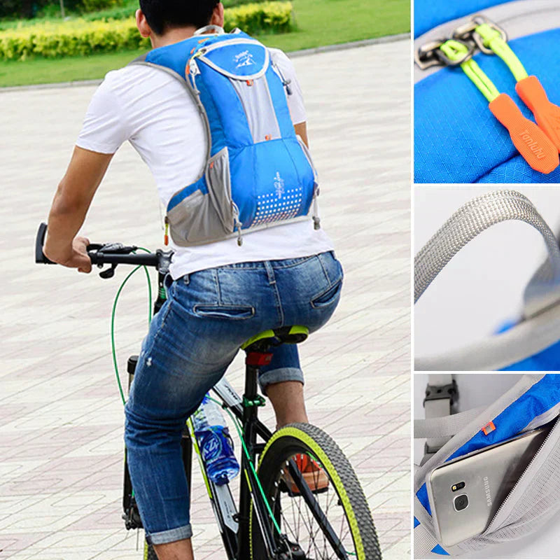 Lisslune | HydroTrail Backpack with Built-in Water Bladder – Lightweight & Waterproof