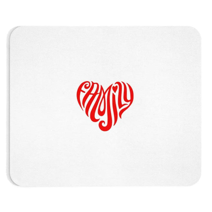 Lisslune | Charming Family Love Mouse Pad for Elegant Workplaces