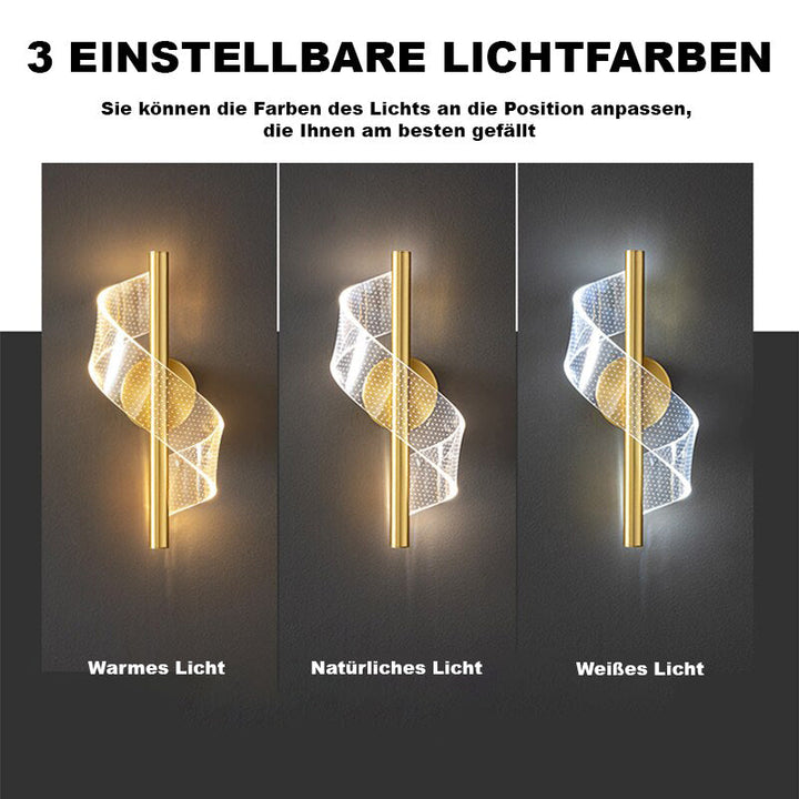 Lisslune | Luxury Glass Wall Lamp with Candle Holder