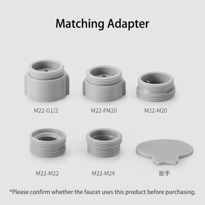 Lisslune | Rotatable faucet nozzle head