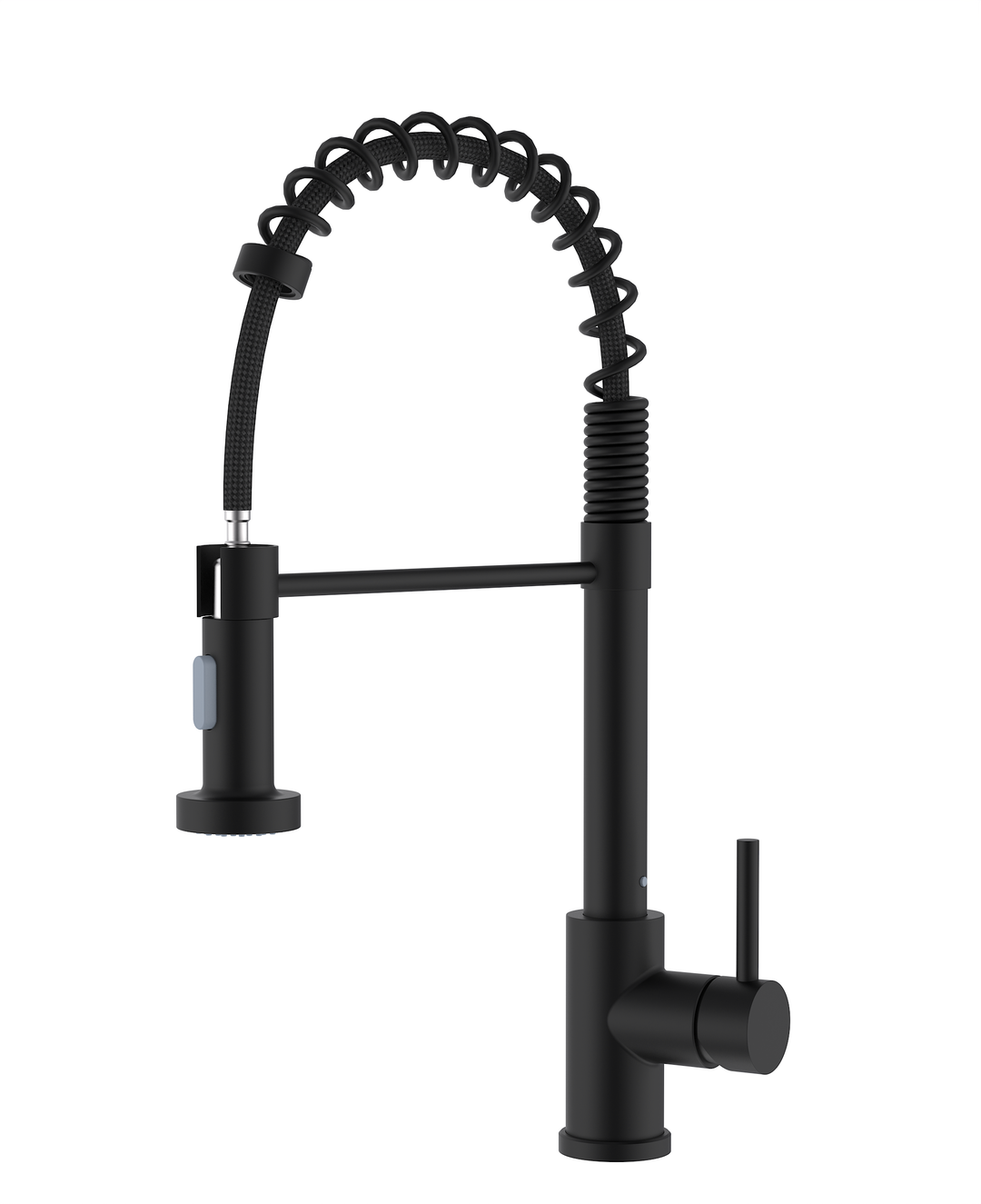 Lisslune | Elegant BLACK Kitchen Faucet ANW HOME HF-7015B / Practical Pull-Out Spout / Two Water Flow Modes / Universal Installation