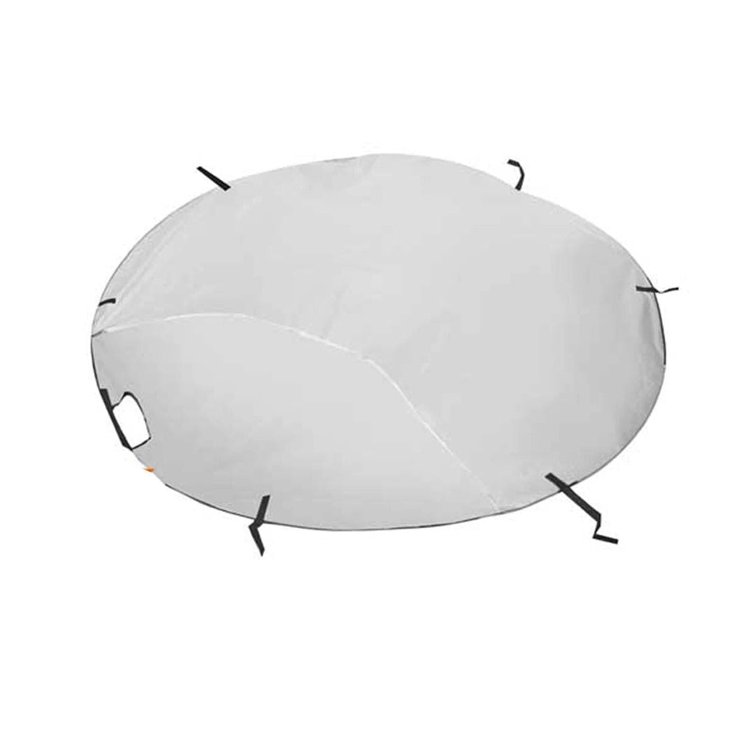 Lisslune | 420D Waterproof Half Car Cover – UV Protection, Dustproof Silver/Black Top for Mazda MX-5