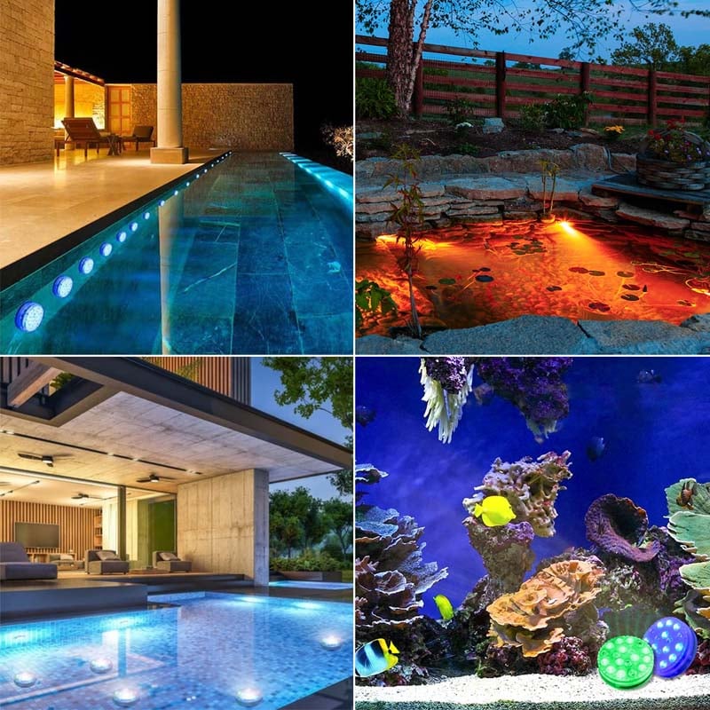 Lisslune | Double-layer waterproof self-adhesive LED pool light