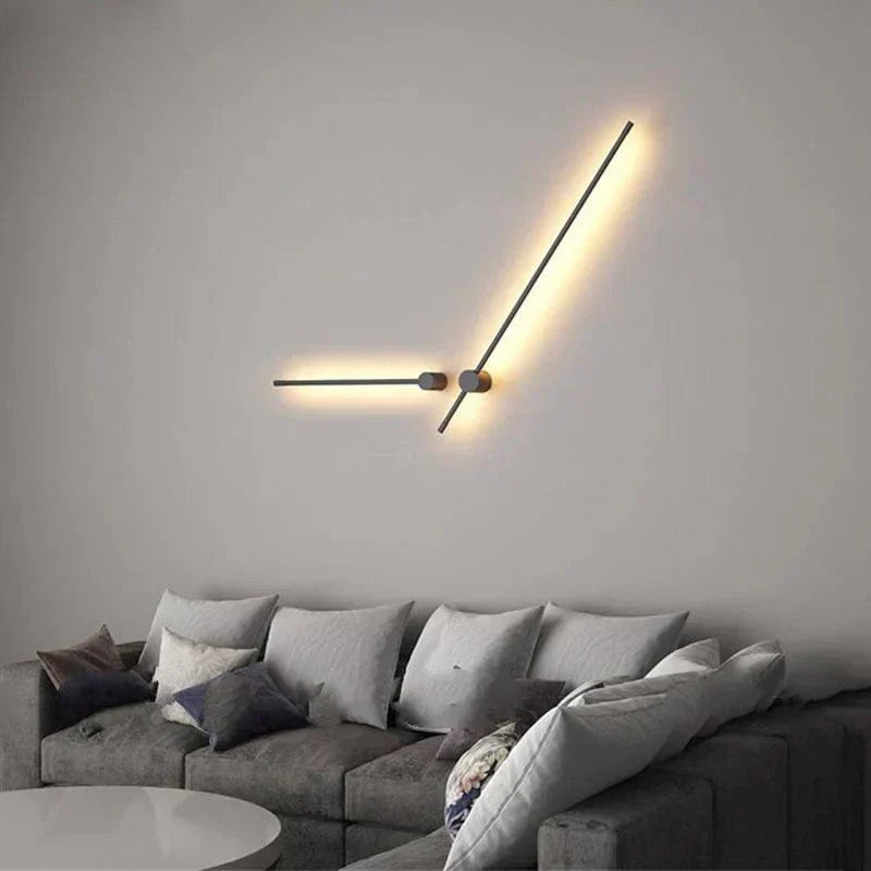 Lisslune | LED Outdoor Wall Light Fixture - Waterproof Luminous Line Design for Patios, Gardens & Walkways