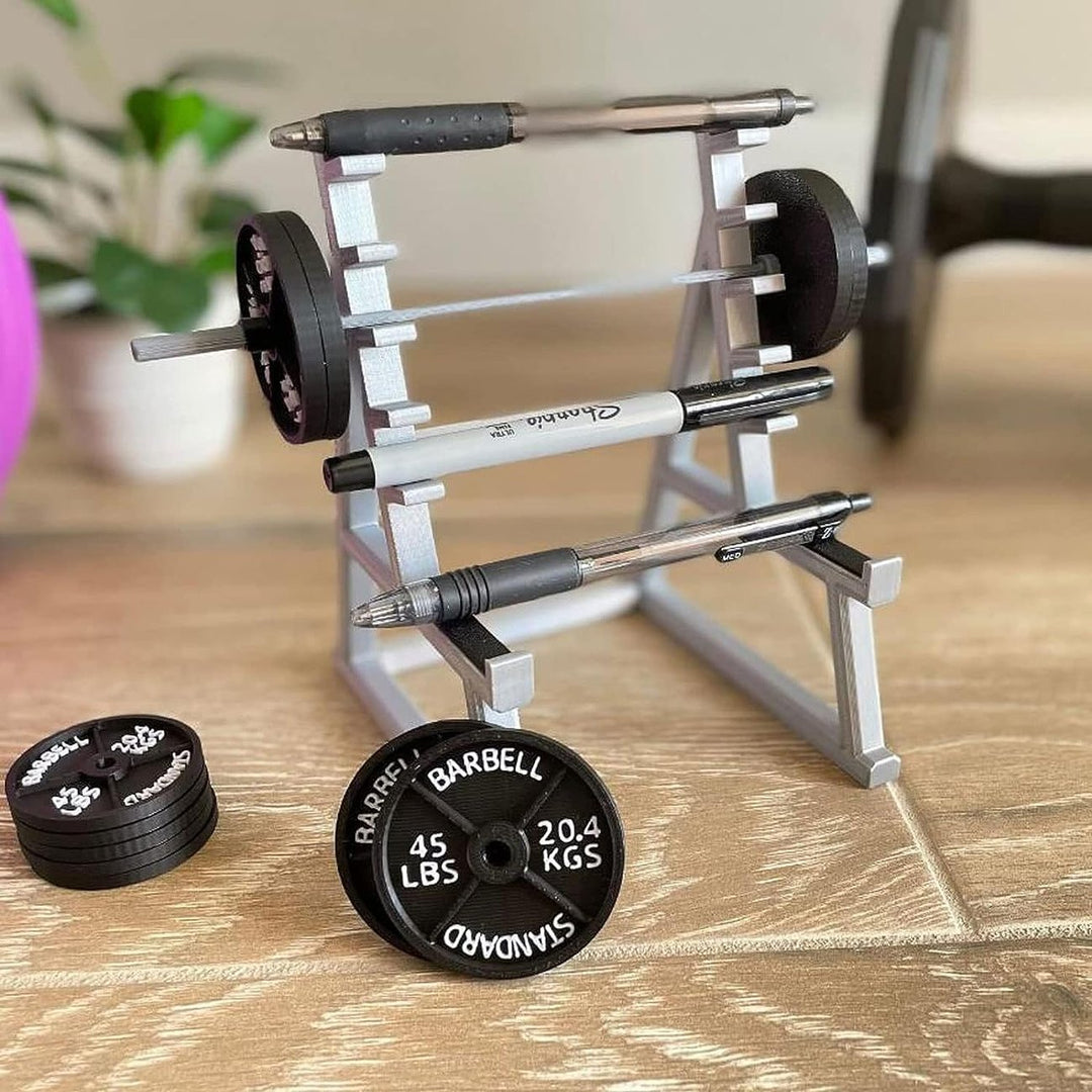 Lisslune | Mini Squat Rack Pen Holder – Unique Gift for Fitness Fans