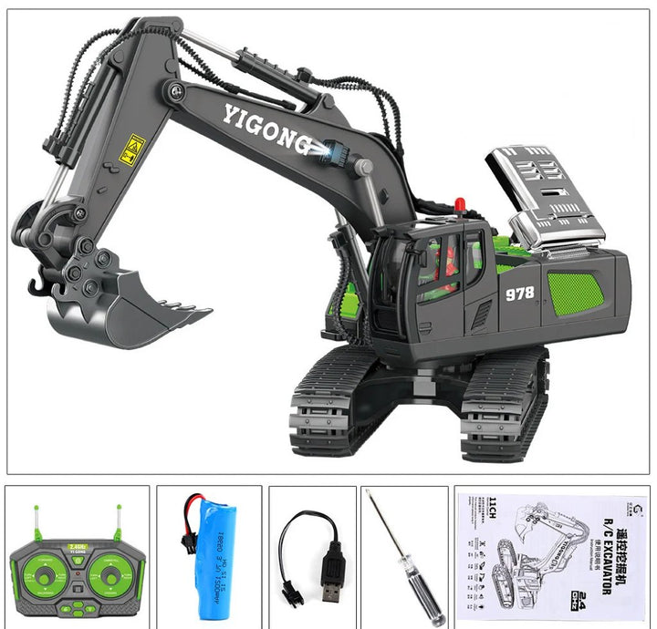 Lisslune | Hydraulic Full Metal Excavator G308H 1/14 RTR
