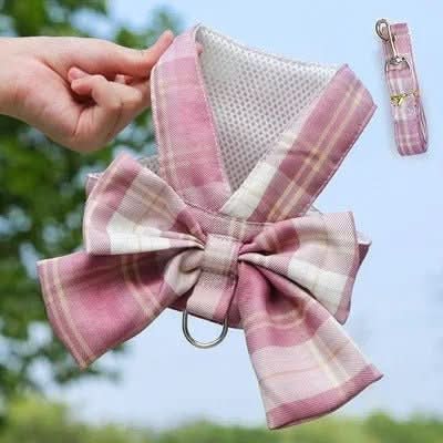 Lisslune | AURÉLIEN HARNESS – Adjustable dog harness with bow for stylish walks