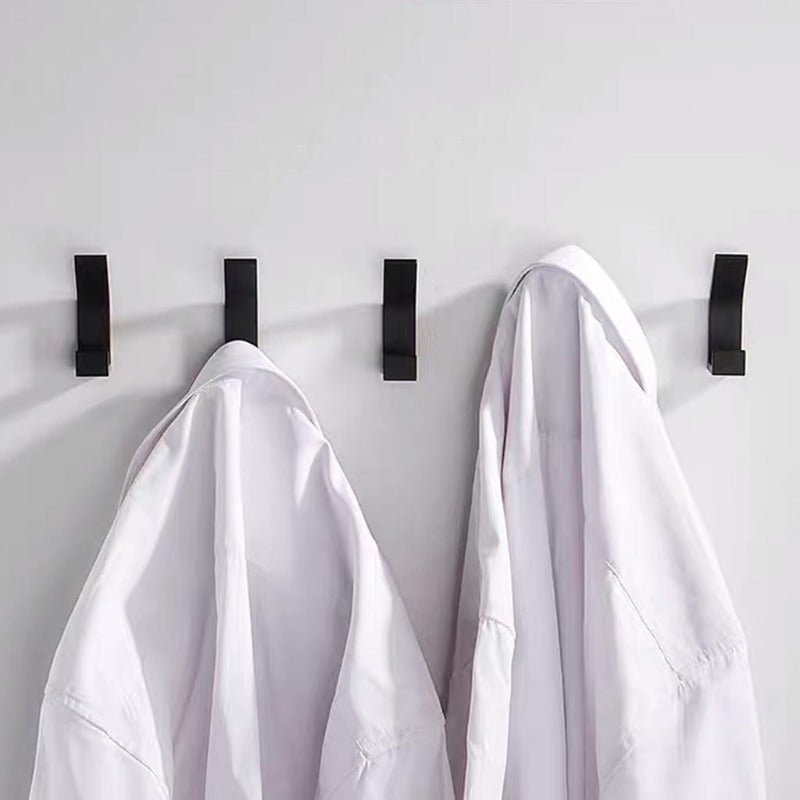Lisslune | Aviro Aluminum Wall Hooks Black/White - Modern Decorative Coat Hooks