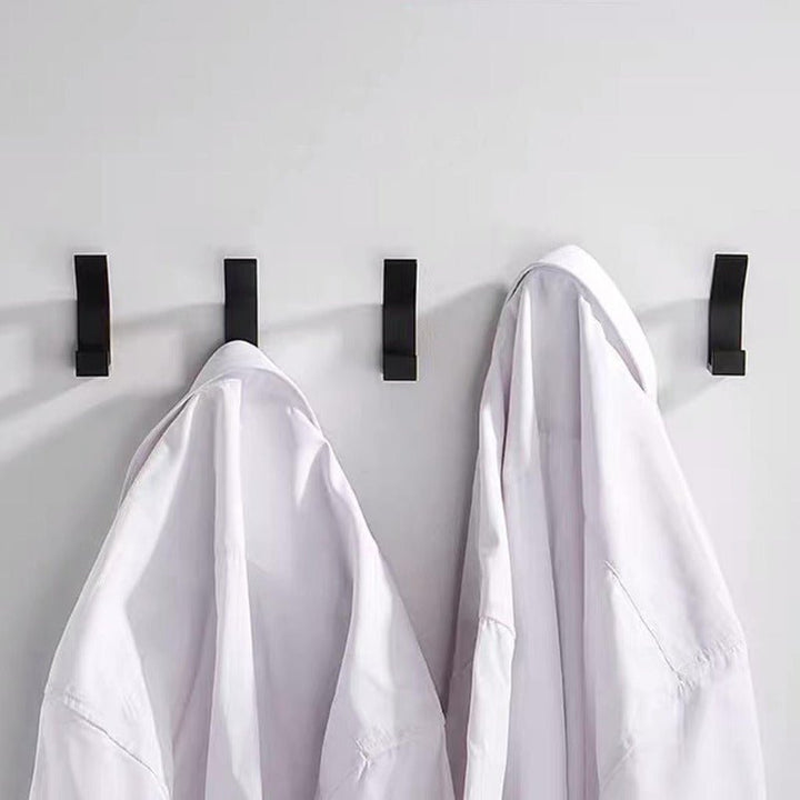 Lisslune | Aviro Aluminum Wall Hooks Black/White - Modern Decorative Coat Hooks