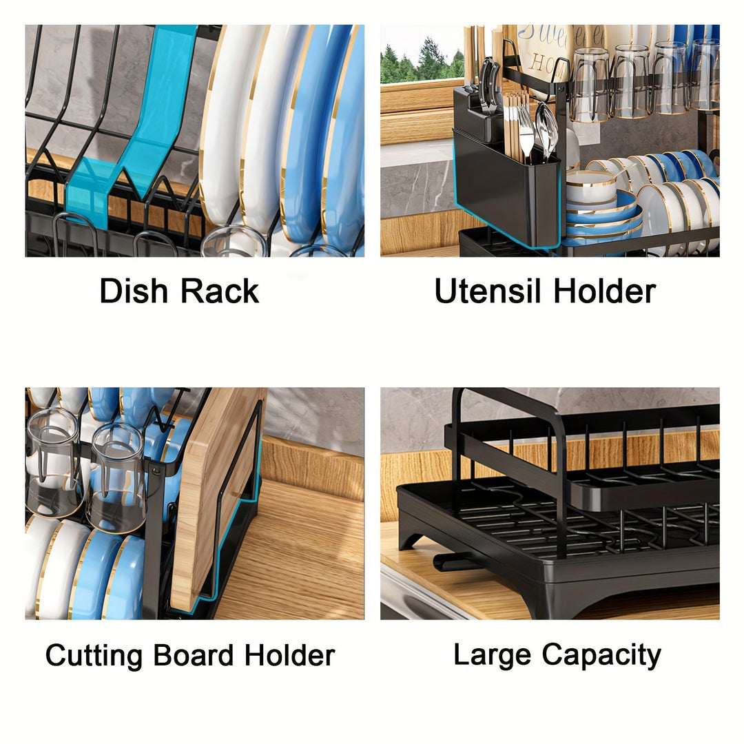 Lisslune | Stainless Steel Kitchen Appliance Rack - Livano