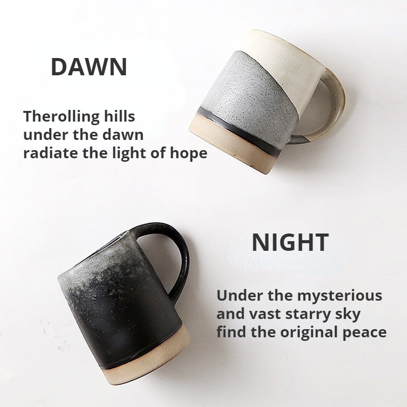 Lisslune | RAKU Dawn&Night Mug