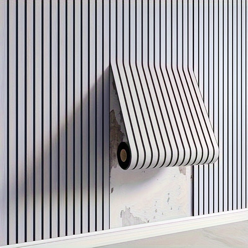 Lisslune | WoodLook Wall Panels – Self-Adhesive 3D PVC Wall Covering for Quick Living Effect